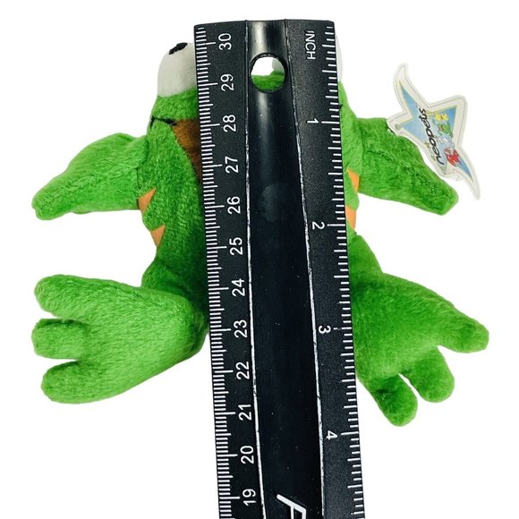 Neopets Green Quiggle Frog McDonalds Mini Promo Plush Stuffed Toy 4" Vintage - Picture 6 of 7